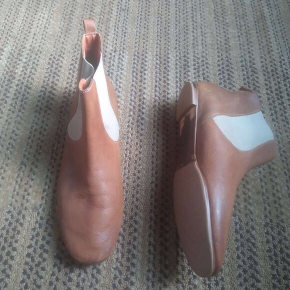 Isabel Marant Brown Leather Western Vibe Chelsea Boots Size EU 40 / US 9.5 - Picture 8 of 16